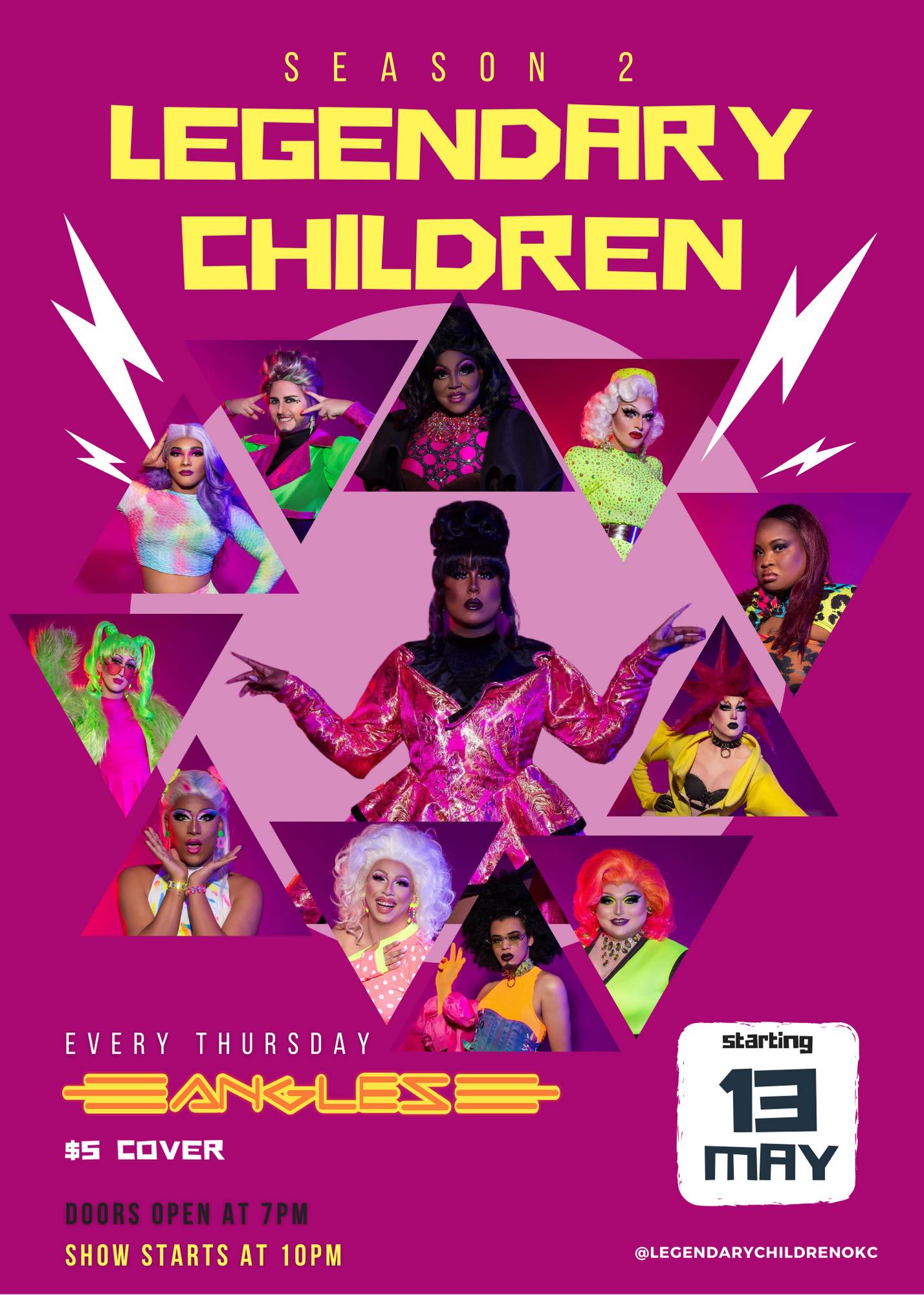 Legendary Children Drag Competition at Angles Oklahoma City Poster