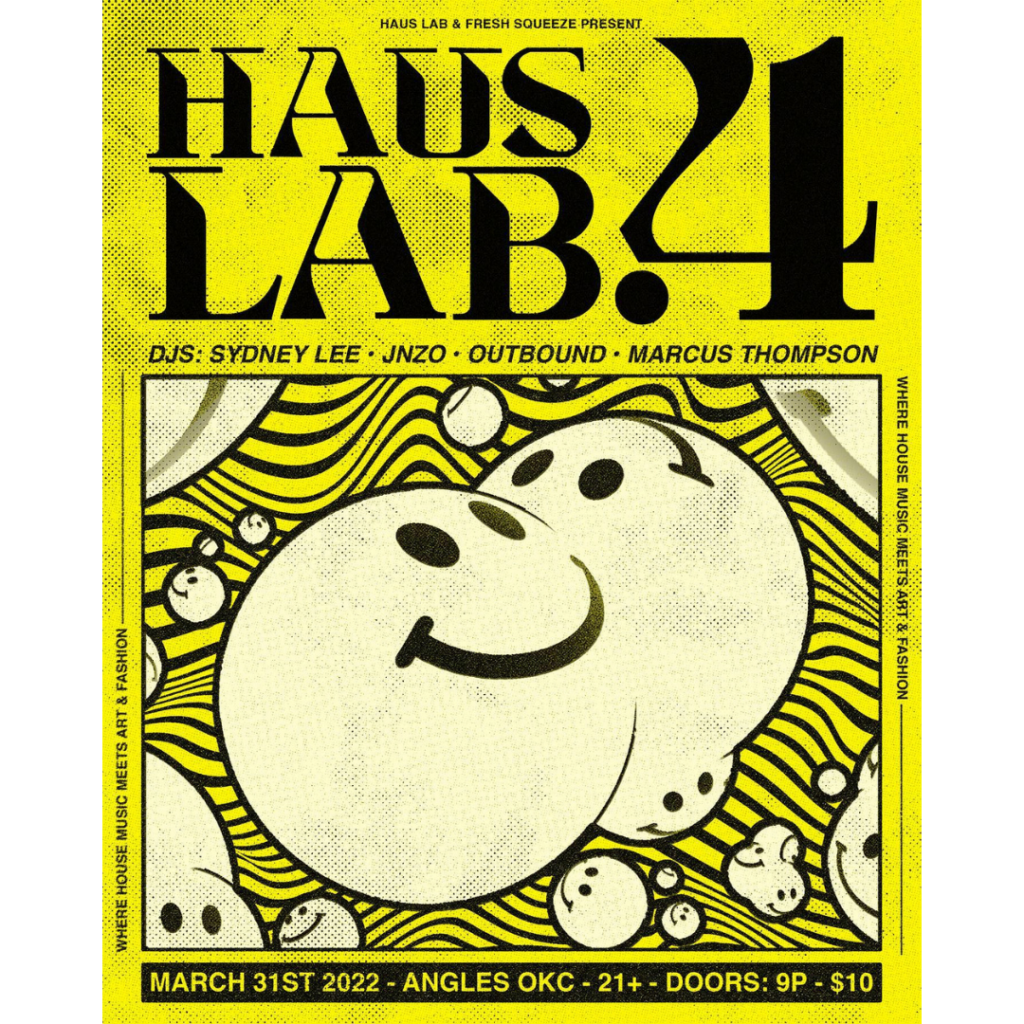 Poster for Haus Lab 4 Dance Party